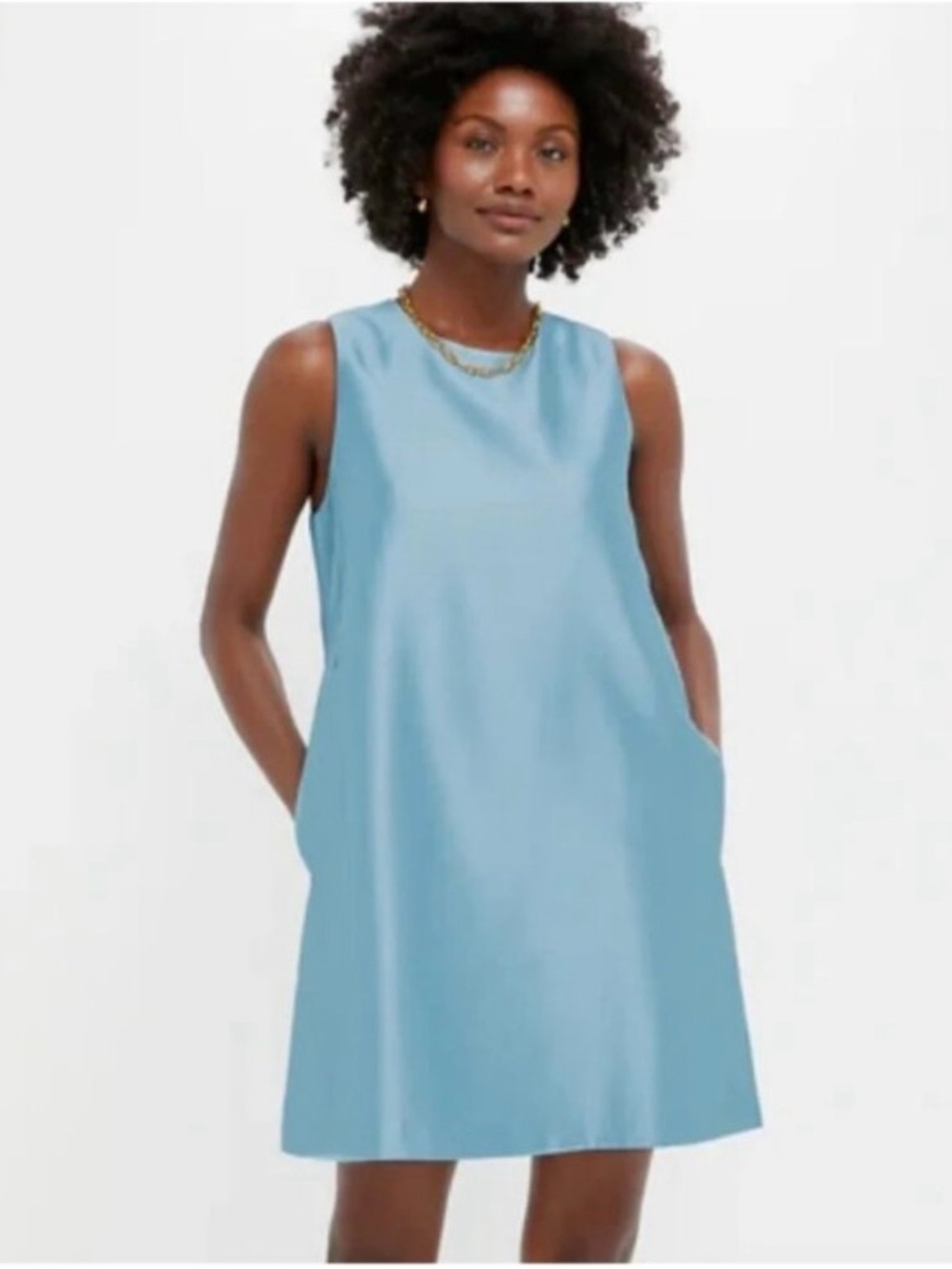 TUCKERNUCK
Robin Egg Blue Dupioni Marlowe Dress. Size small. NWT.